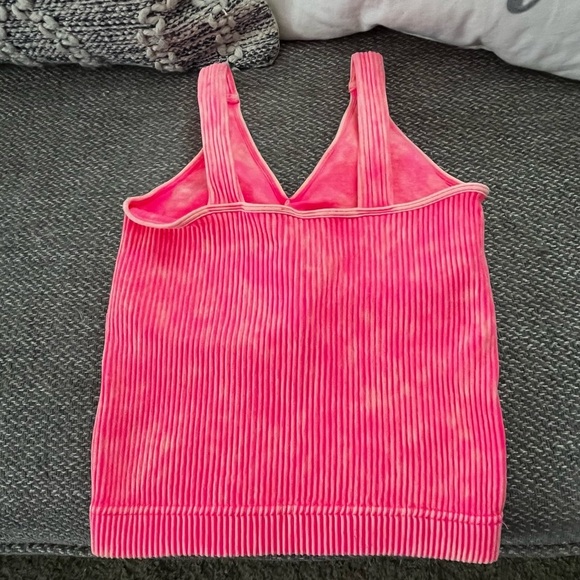 Zenana Outfitters Vibrant Pink Soft Ribbed Tank Top - Picture 2 of 5